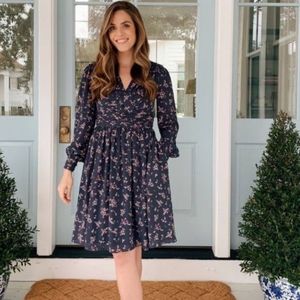 Gal Meets Glam Navy Kelsey Dress